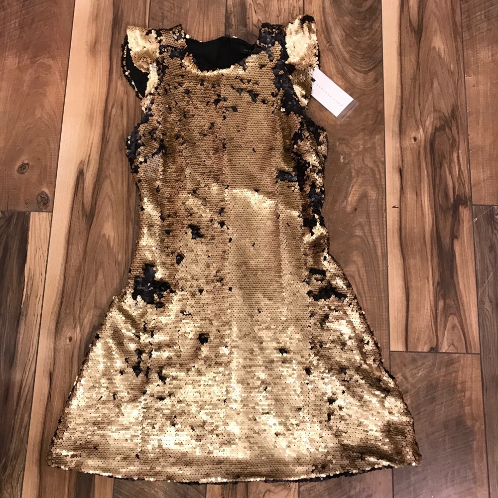 Sequin Babydoll Dress